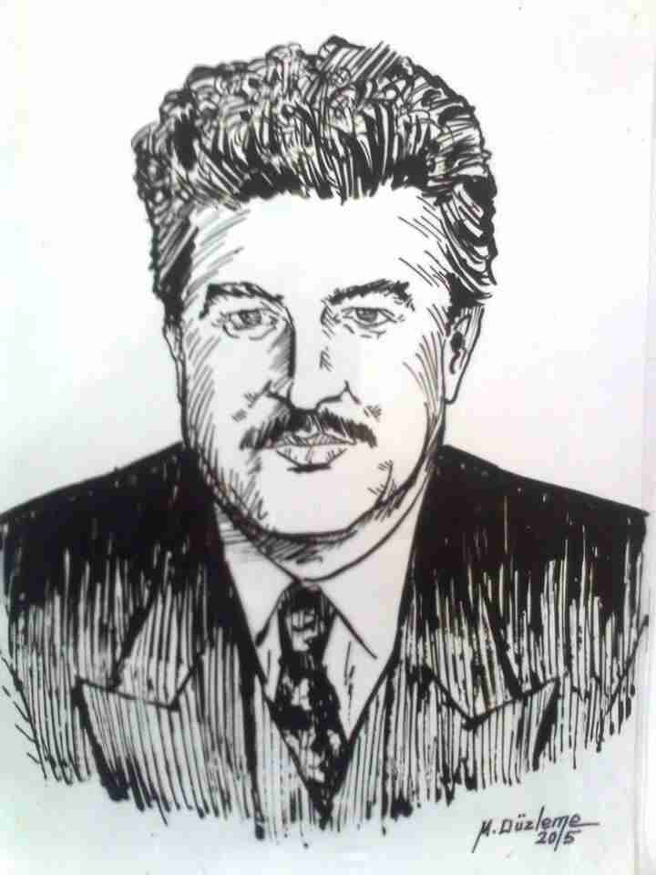 Emekli Öğretmen Muzaffer Şenol — Yalçın Yavuz ile birlikte.