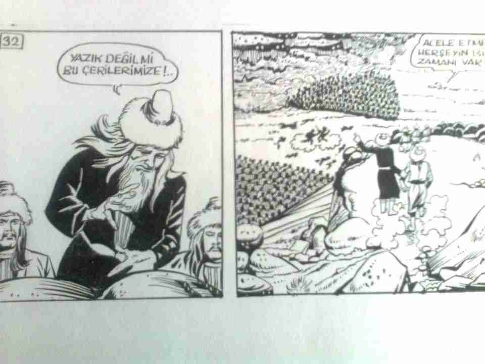 Yıl1976--Ortadoğu Gazetesi--Adsız Bozkurtlar--Yazan ve çizenMustafa Düzleme